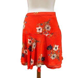 Old navy- new Red Floral Skirt-size 0 (runs big)